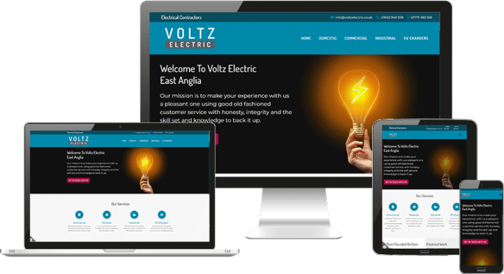 electric website design